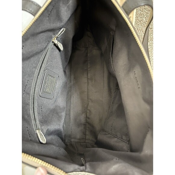 COACH TAYLOR TOTE Shoulder Bag Pebble Leather PLATINUM GOLD Metallic 23592 - Picture 6 of 6